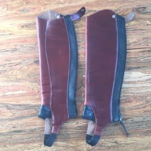 Ariat Half Chaps All Leather XST Mahogany